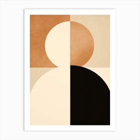 Ivory Bauhaus Serenity Art Print