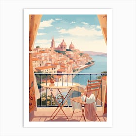 Cartagena Spain 1 Illustration Art Print