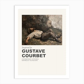 Museum Poster Inspired By Gustave Courbet 4 Art Print