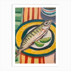 Smelt Italian Still Life Painting Art Print