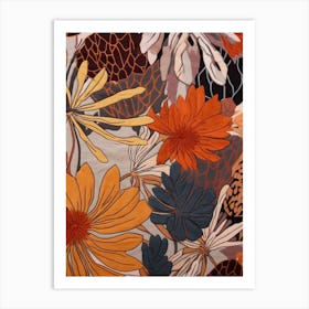 Fall Botanicals Cosmos 2 Art Print