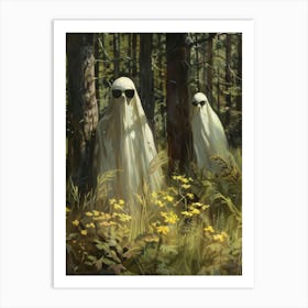 Ghosts In The Woods 5 Art Print