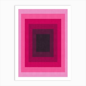 Squares gradient colors 11 Art Print