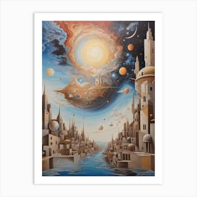 Space City 1 Art Print