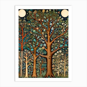 William Morris Tree Of Life 15 Art Print