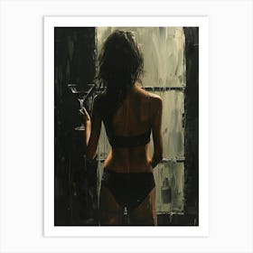 Girl In A Bikini 3 Art Print