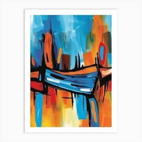 Abstract Cityscape 26 Art Print