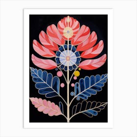 Cineraria 4 Hilma Af Klint Inspired Flower Illustration Art Print