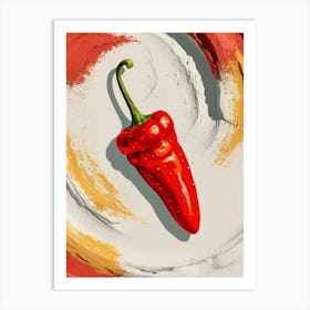 Red Chili Pepper 2 Art Print