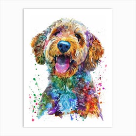 Poodle Painting 3 Art Print