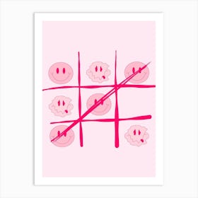 Tic-Tac-Toe Art Print