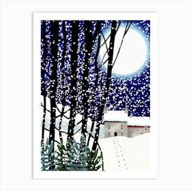 The House in the Snow Art Print