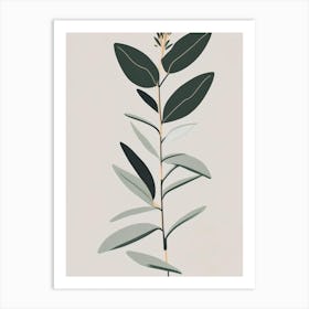 Yerba Santa Wildflower Simplicity Art Print