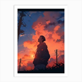 Sunset Art Print