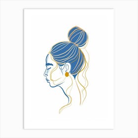 Portrait Of A Woman 510 Art Print