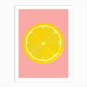 Lemon Slice Art Print