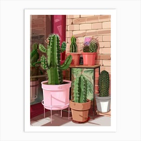 Cactus Garden 13 Art Print