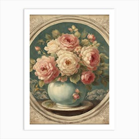 Roses In A Vase 1 Art Print