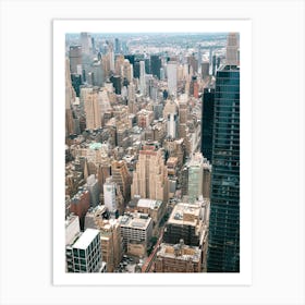 New York City From Above Art Print