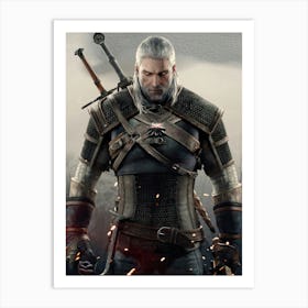 Witcher warrior Poster