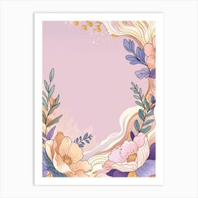 Floral Background 3 Art Print