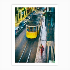 Tram Of Lisbon Art Print