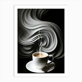 Caffeinated Bliss A Cup Of Joy Art Print