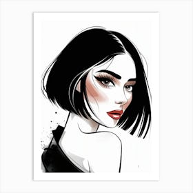 Portrait Of A Woman 5 Art Print