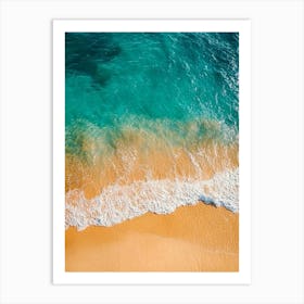 Aerial View Of A Beach 173 Art Print