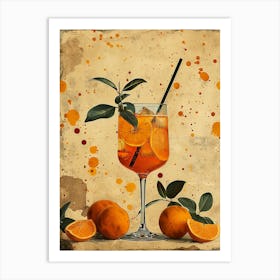 Aperol Spritz Art Print 55 Art Print