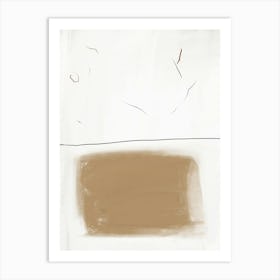 'Beige' 1 Art Print