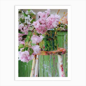  Yvonne Pink Blossom Art Print