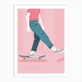 Skater Art Print
