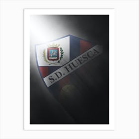 Huesca Spain Football Poster Art Print