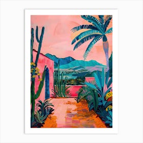 Palm Tree Mexican Inspired Art Print