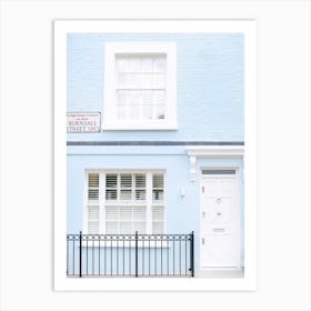 Powder Blue London Home Art Print