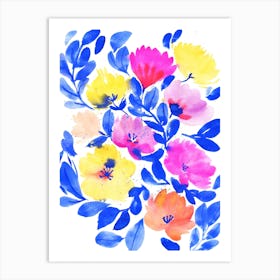 Heavenly Flowers Art Print