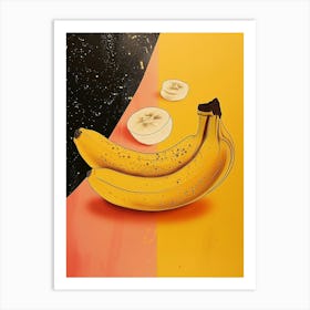 Art Deco Banana Art Print