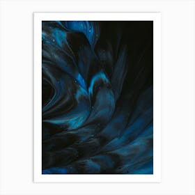 Blue Swirl Art Print