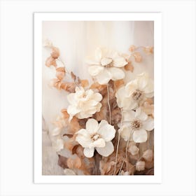 Boho Dried Flowers 3 Art Print