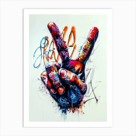 Peace Sign 1 Art Print