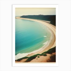 A wall painting with a beautiful sea picture Art Print