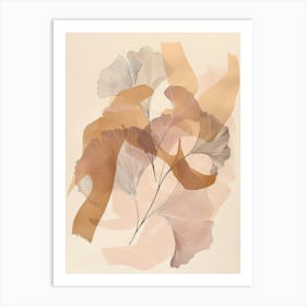 Ginkgo Leaves 25 Art Print