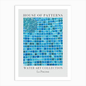 House Of Patterns La Piscine Water 6 Art Print