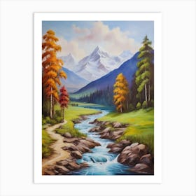 Mountain Stream 4 Art Print