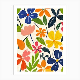 Floral Pattern 9 Art Print