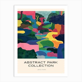 Abstract Park Collection Poster Ueno Park Tokyo 4 Art Print