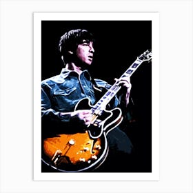 noel gallagher oasis britpop music band 4 Art Print