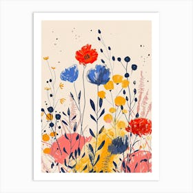 Mod Cosmos Mid Century Style Art Print