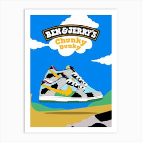 Nike Chunky Dunky Art Print